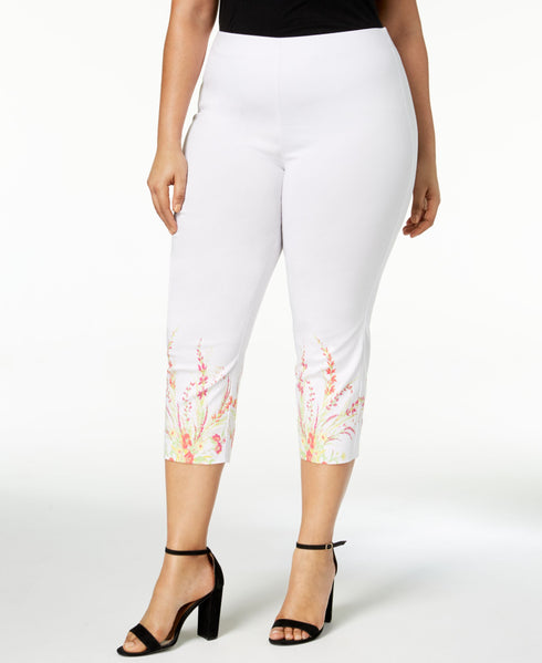 Charter Club Plus Size Printed Capri Pants
